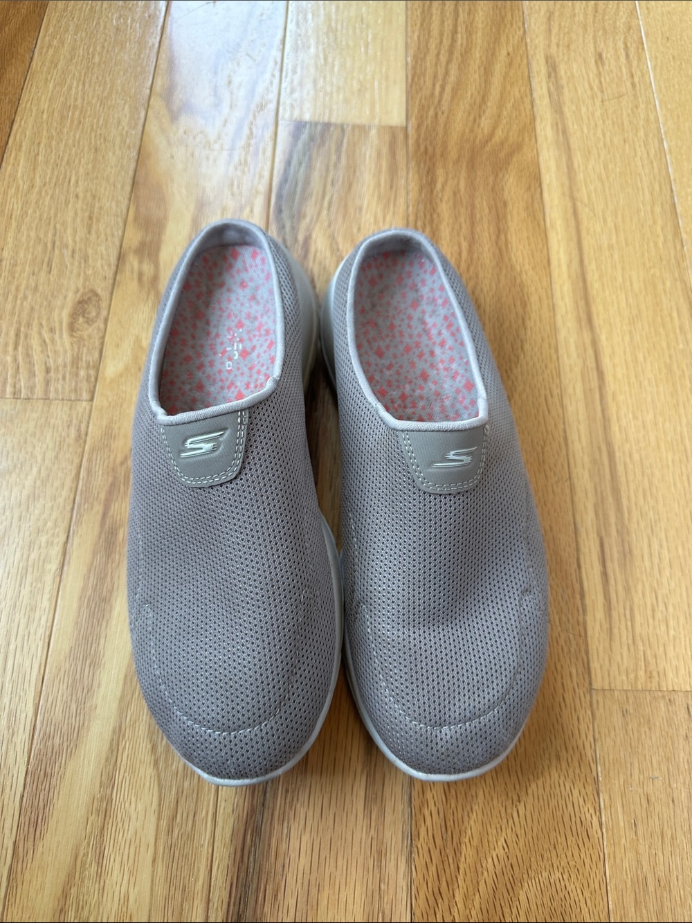 Skechers Women's Taupe Slip-On Clogs